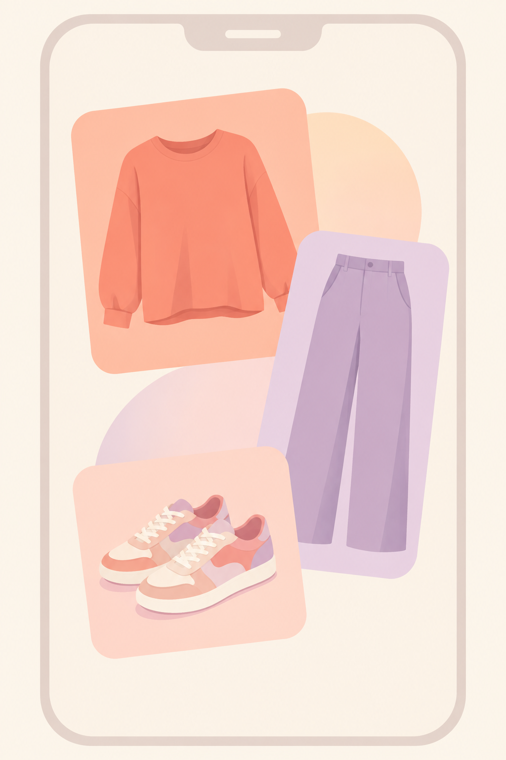Closet Genie outfit builder with saved looks and the stylist panel