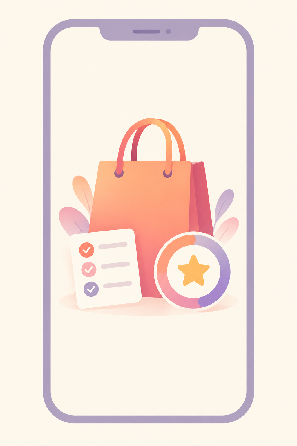 Closet Genie shopping assistant screen inside the wardrobe